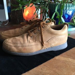 Keds Vintage 1996 Tan Suede Upper Leather Oxfords Women Sz 9.5 WH6776M Y2K Shoes